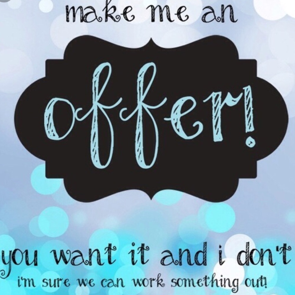 Reasonable offers welcome!